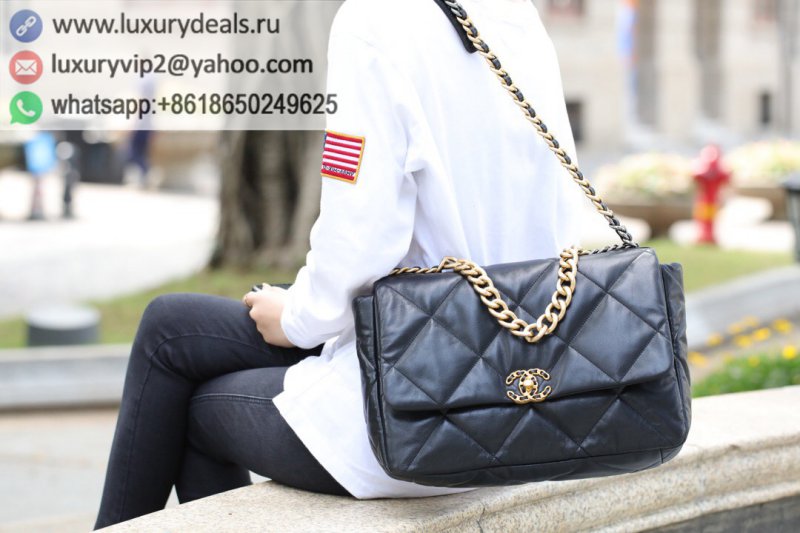 Chanel 19 Flap Bag AS1162 Large 36CM Black