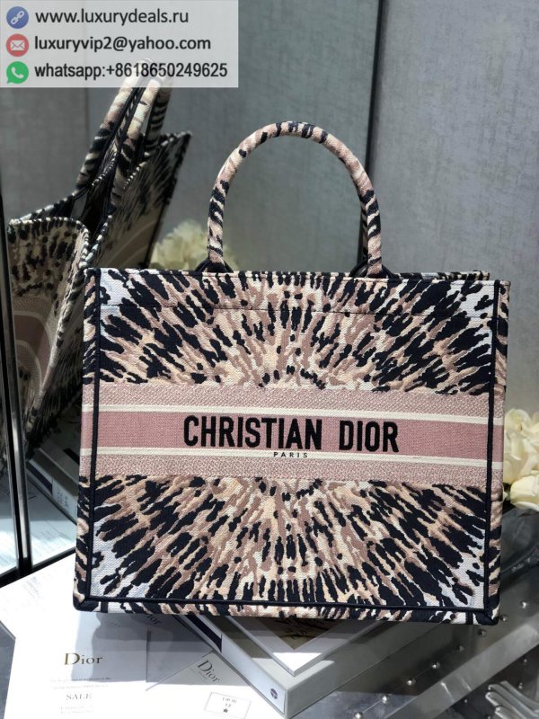 Dior Book Tote Multicolor Embroidered Tote Bag M1286ZJAI_M884