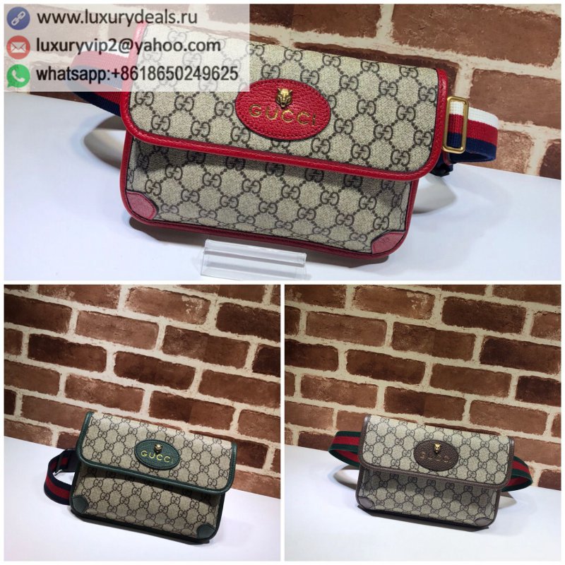 Gucci Premium Artificial Canvas Fanny Pack 493930