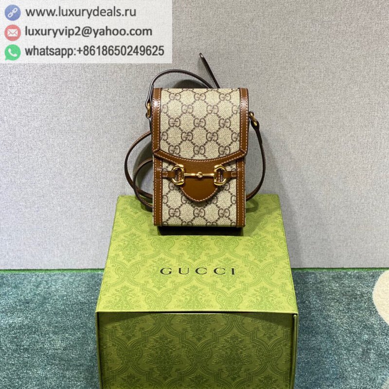 Gucci 1955 Horsebit mobile phone bag 625615 92TCG 8563