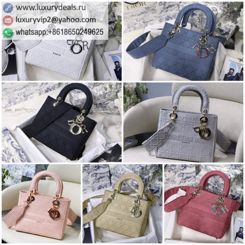 Dior Lady Embroidered Lingge Series Dai Princess Bag