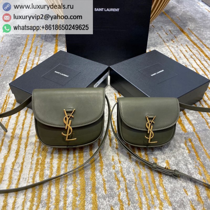 Saint Laurent YSL Kaia saddle bag 619740 623079 olive green