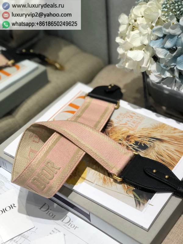 Dior rose pink vintage shoulder strap