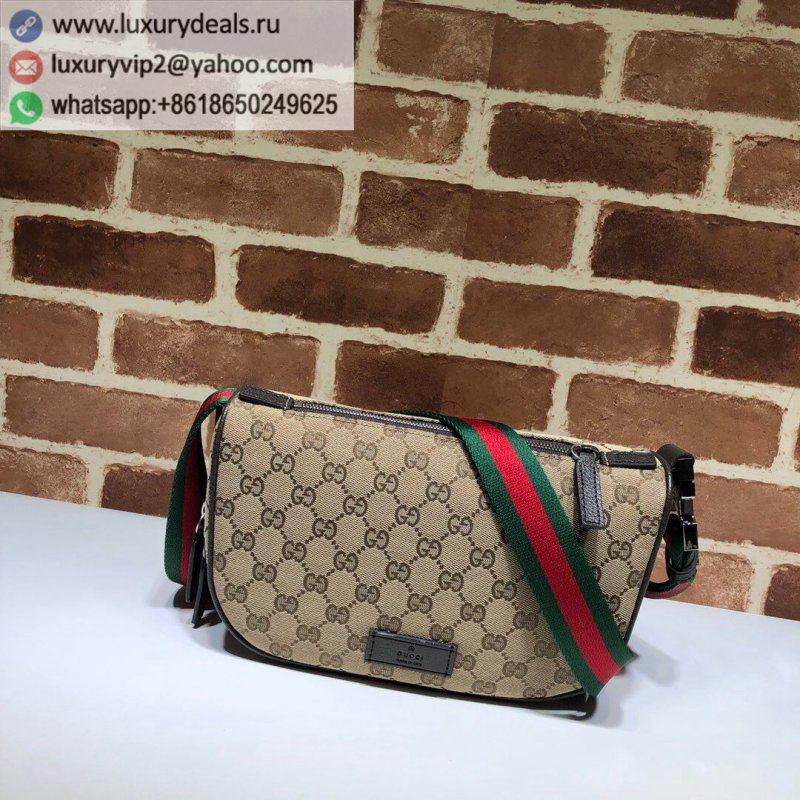 Gucci GG printed canvas fashion one-shoulder messenger bag 449132