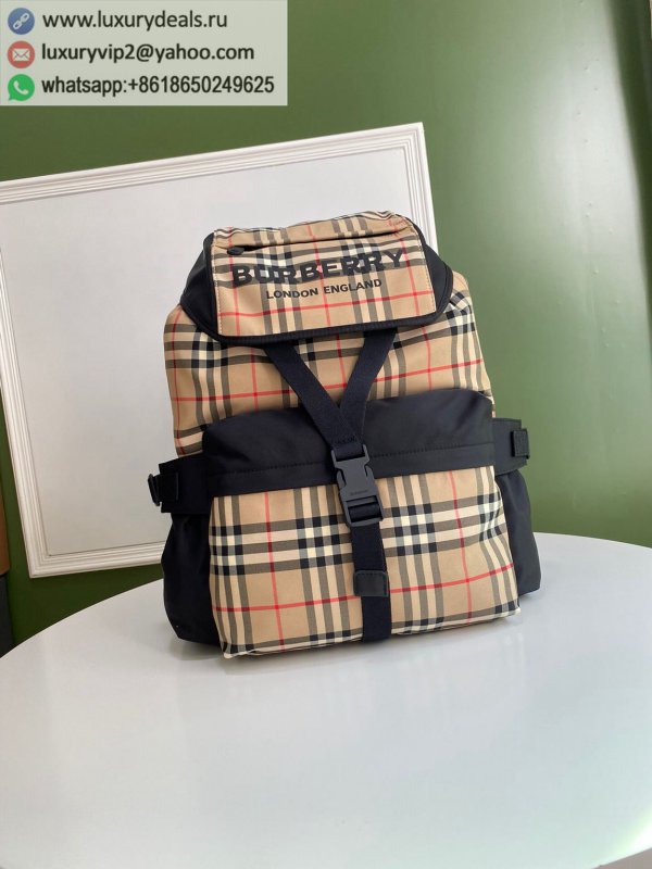 Burberry Vintage Check Nylon Backpack