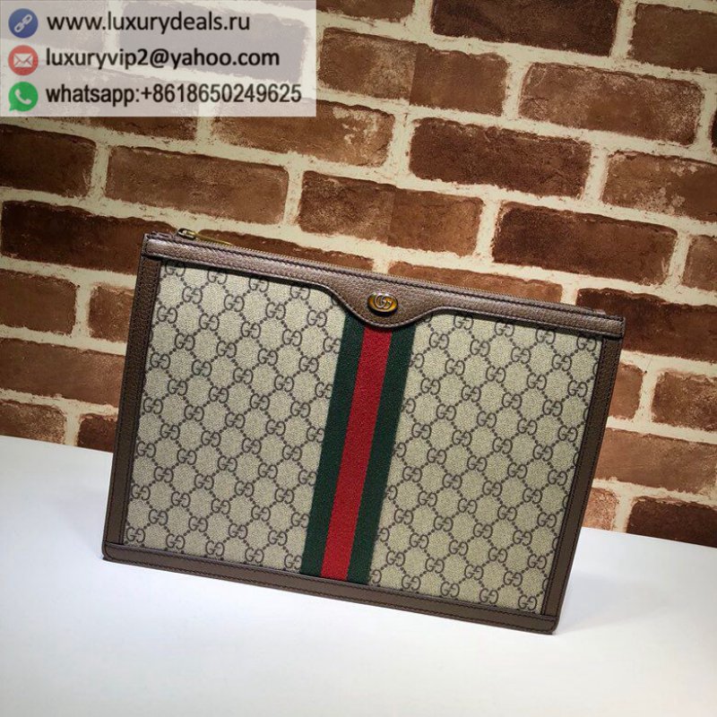 Gucci GG Supreme canvas document bag 523359