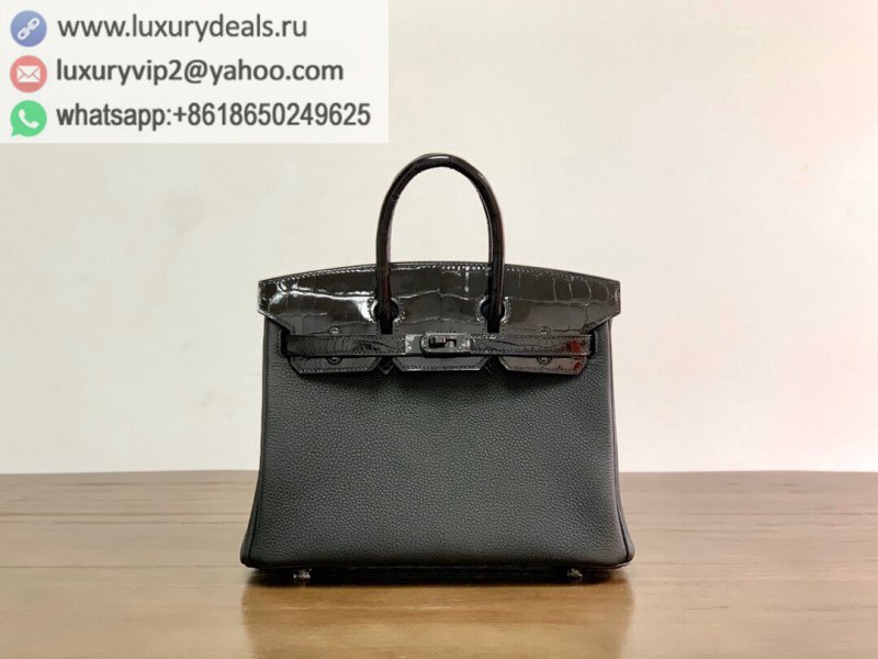 Hermes Birkin 25 touch so black handmade BK25