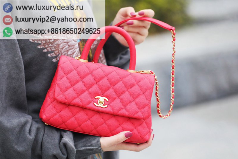 Chanel Coco Handle 24CM Red A92990