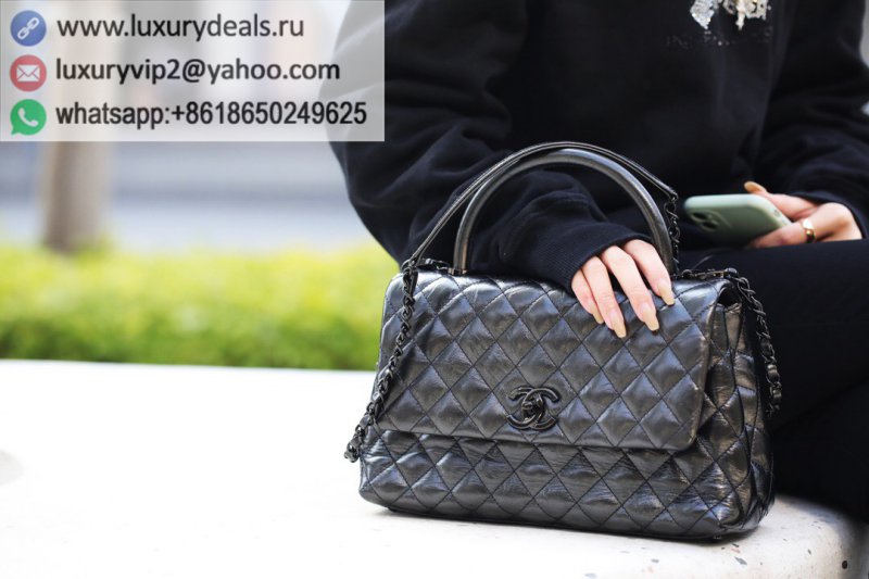 Chanel Coco Handle 28CM Black A92993