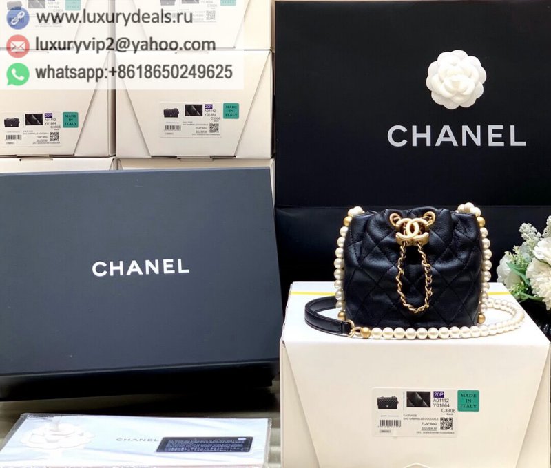 Chanel Super Mini Pearl Bucket Pouch AS2529