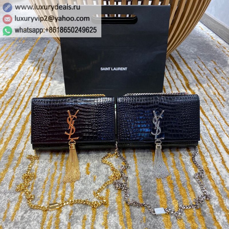 Saint Laurent YSL Kate 20 Bag 474366 crocodile pattern