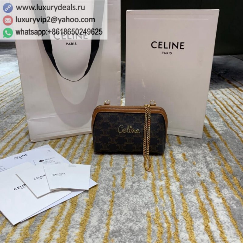 Celine Clutch with chain Bag 10E382 presbyopia