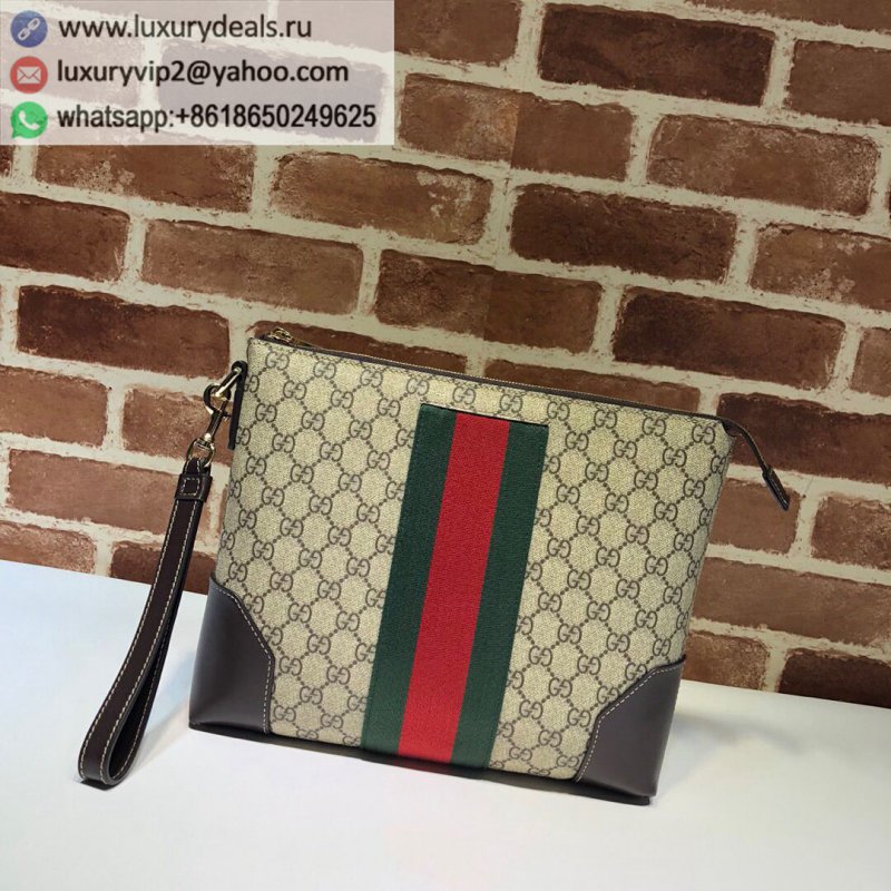 Gucci Premium Artificial Canvas Clutch 523603