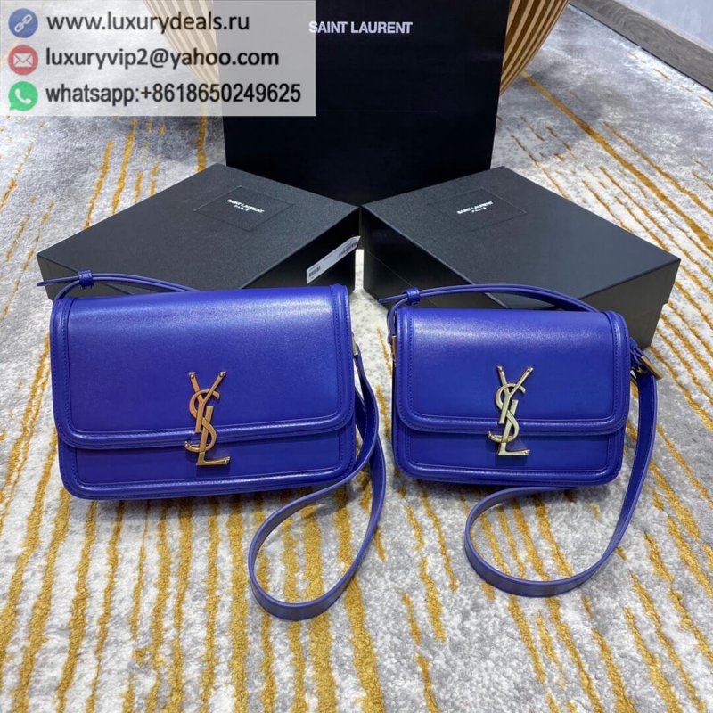 Saint Laurent YSL Solferino Box Bag Electric Blue 634305 634306