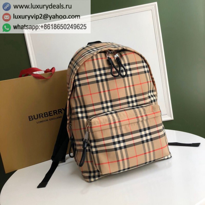 Burberry Vintage Check Nylon Backpack