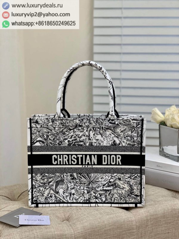 Dior Black Constellation Book Tote bag 36CM