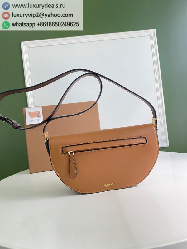 Burberry smooth Italian tanned leather fashion show shoulder bag 7171