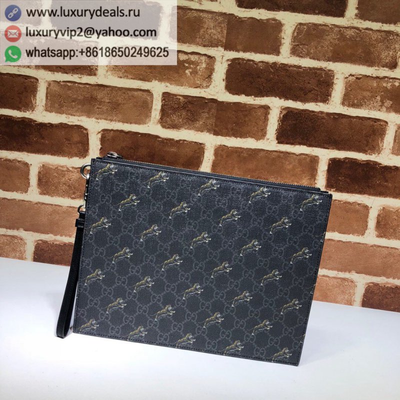 Gucci GG tiger print clutch 575136