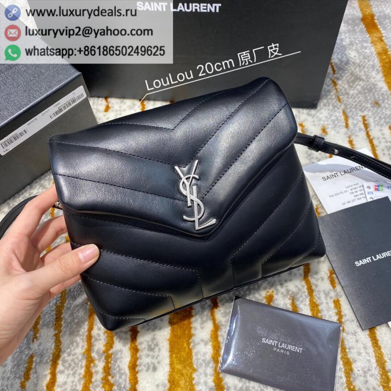 Saint Laurent YSL LouLou Mini bag 467072 black silver buckle