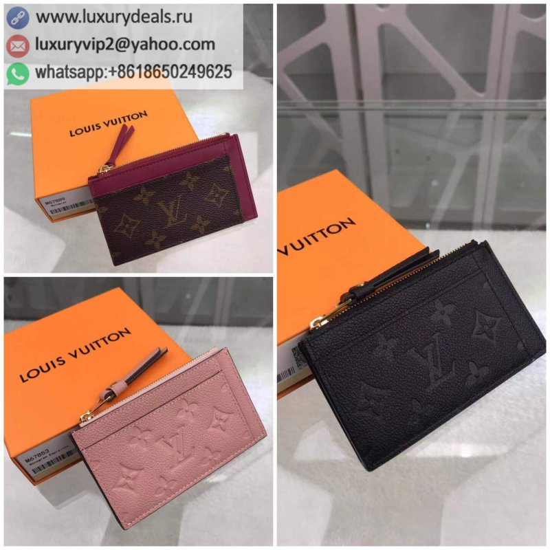 LV Zipped Card Holder Zip M68339 M67853 M67889