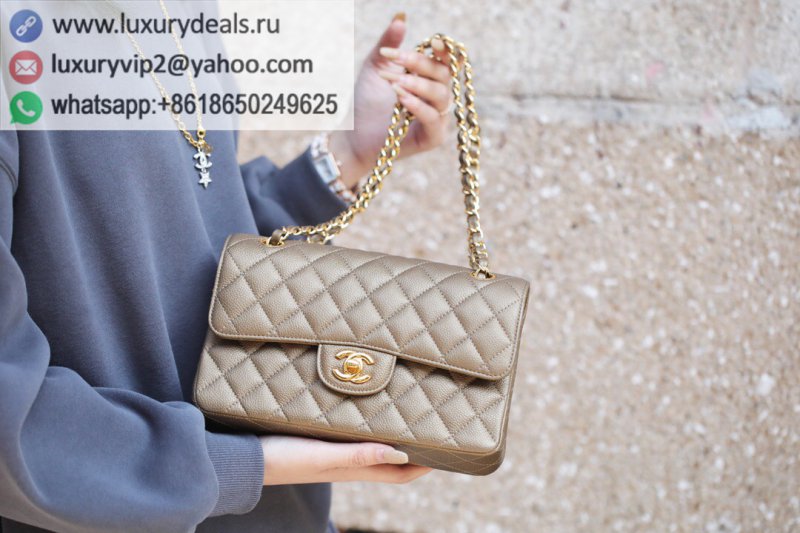 Chanel CF23 Classic flap bag A01113 gray