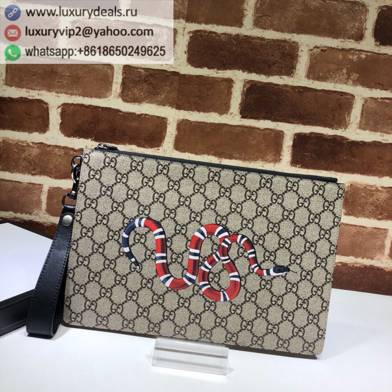 Gucci snake pattern clutch 473904