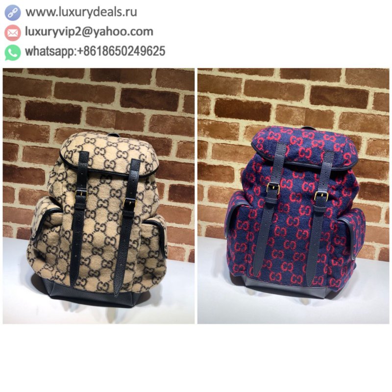 Gucci Blue Woolen Backpack 598184