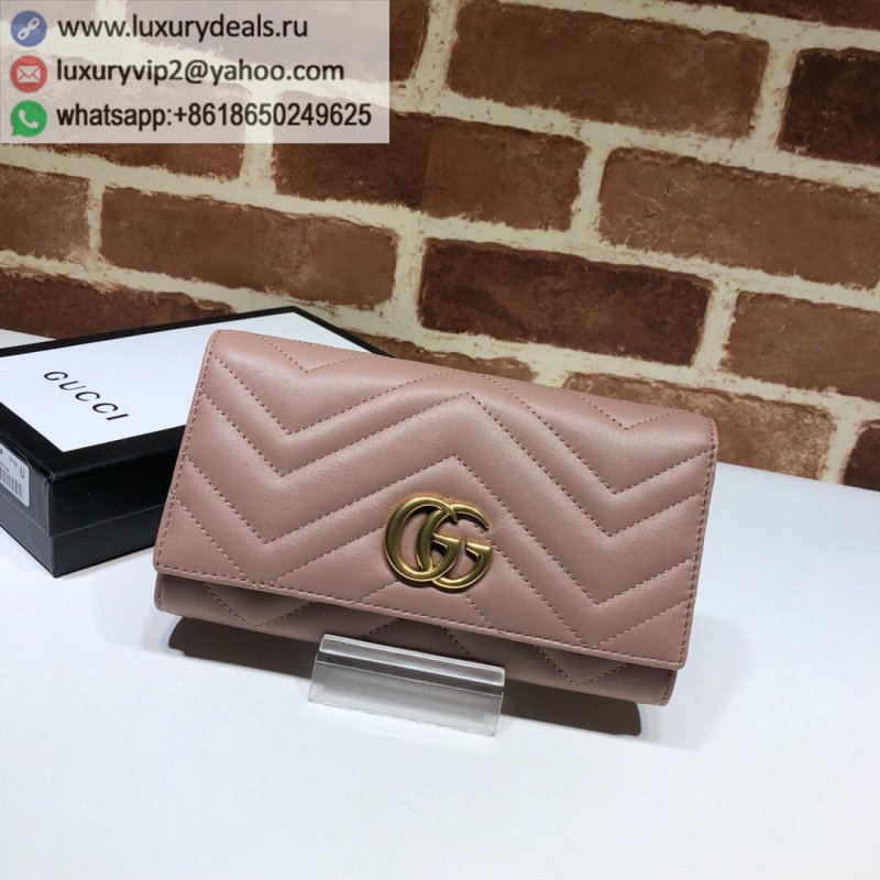 Gucci GG Marmont series long wallet 443436