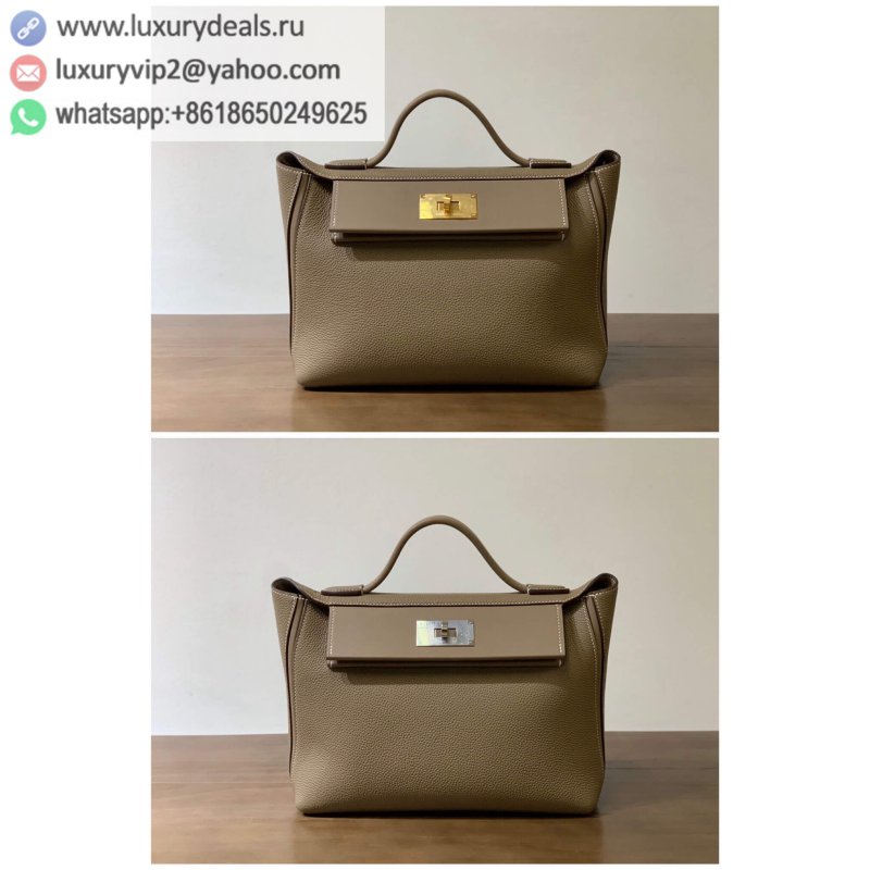 Hermes Kelly 2424 Elephant Grey 29CM