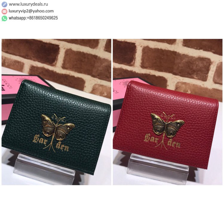 Gucci 516938 Women Wallets blackish green, Red