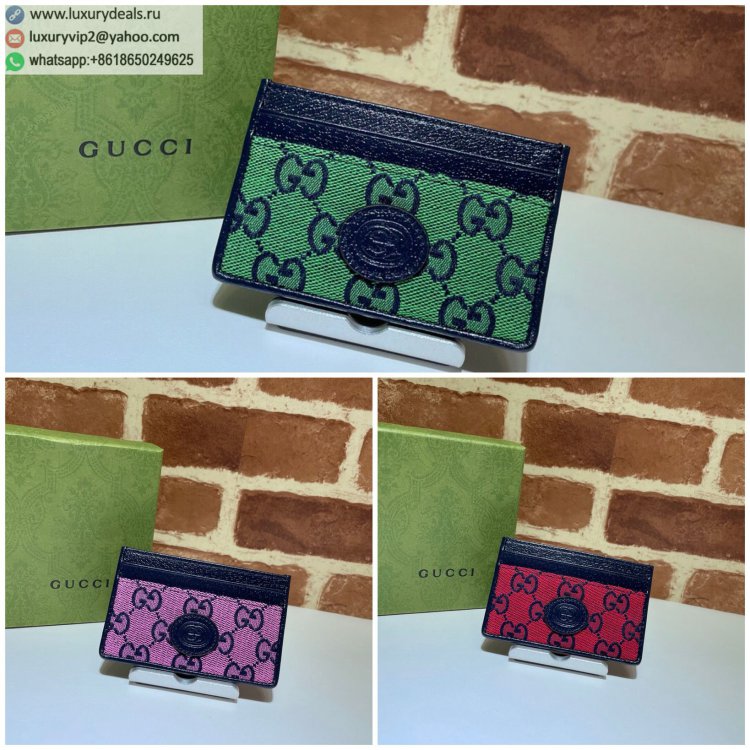 Gucci GG Canvas 659601 Women Wallets Pink, Red, Green