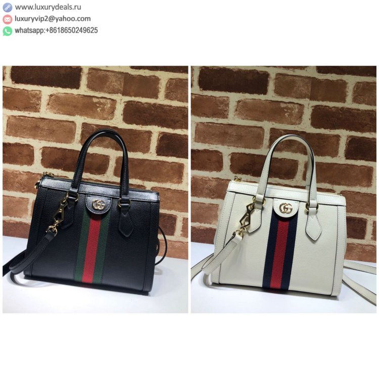 Gucci Ophidia PM 547551 Women Shoulder Bags White, Black