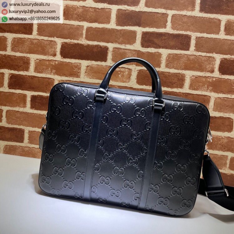 Gucci GG Print Embossed 658573 Men Briefcases