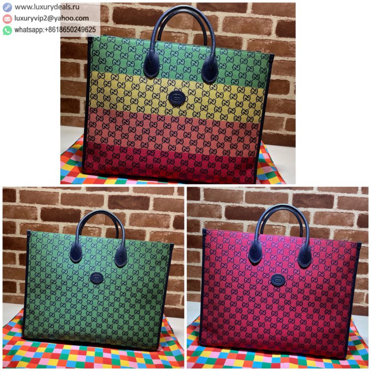 Gucci GG Multicolor GM 659980 Women & Men Shoulder Bags Multi-colorRed, Green