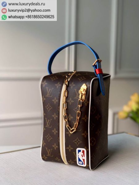 Louis Vuitton LV x NBA CLOAKROOM DOPP KIT M85149 PVC Makeup Bags