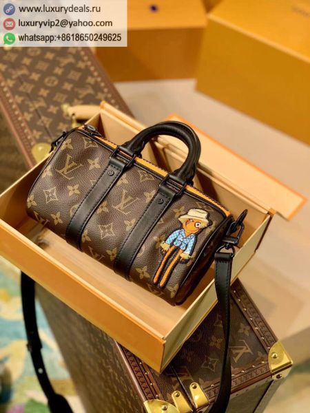 Louis Vuitton LV Keepall Nano M80201 PVC Tote Bags