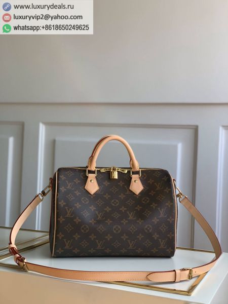 Louis Vuitton LV Speedy 30 M41112 Monogram Tote Bags