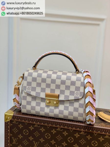 Louis Vuitton LV Croisette N50053 White PVC Tote Bags