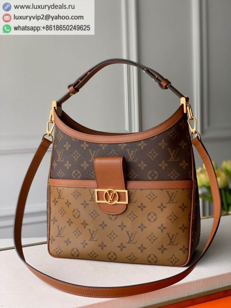 Louis Vuitton LV Hobo Dauphine MM M45195 Multicolor PVC Tote Bags