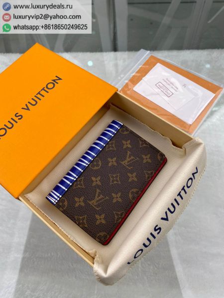 LV Pocket Organizer M69701 Multicolor Monogram Wallets