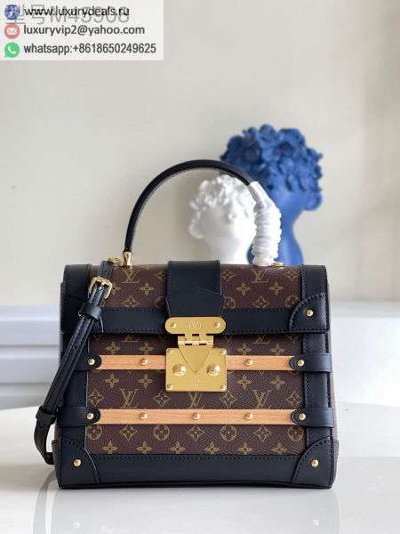 Louis Vuitton LV Trianon PM M45908 Black Monogram Tote Bags