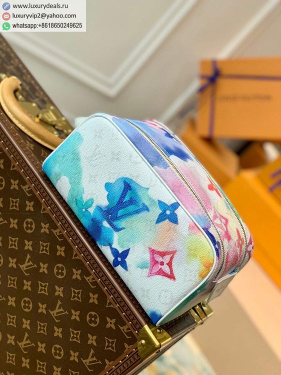 Louis Vuitton LV Dopp Kit M80500 Men Multi-Color PVC Makeup Bags