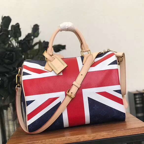 LV Speedy 30 Bandouliere Union Jack Bag UK National flag M41386UK