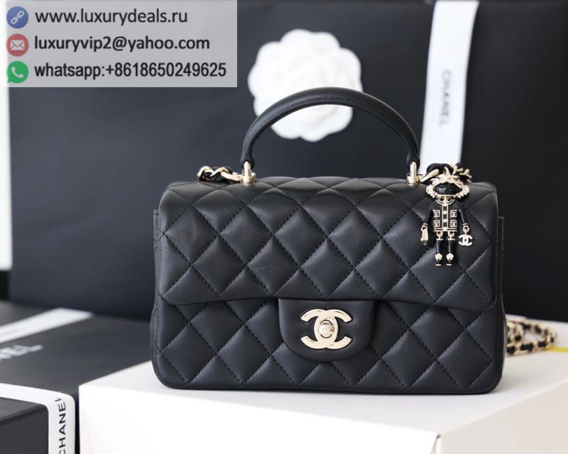 CHANEL 2022CCSS 22p cf mini handle AS2431 Black