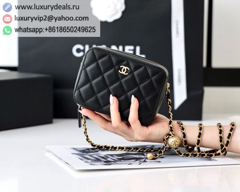 CHANEL 2022CC S Gold Camera Bags AP2463