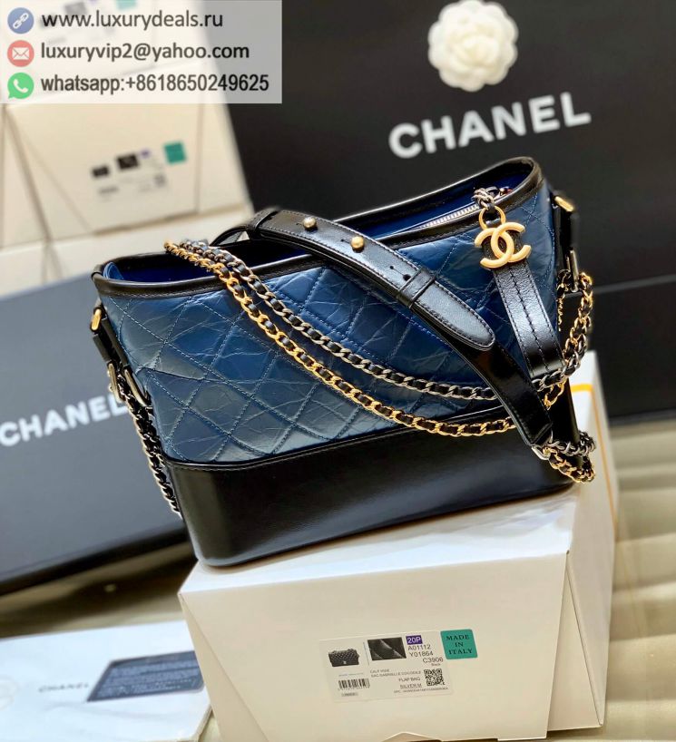 CHANEL Gabrielle hobo bag Medium AS1521 Blue