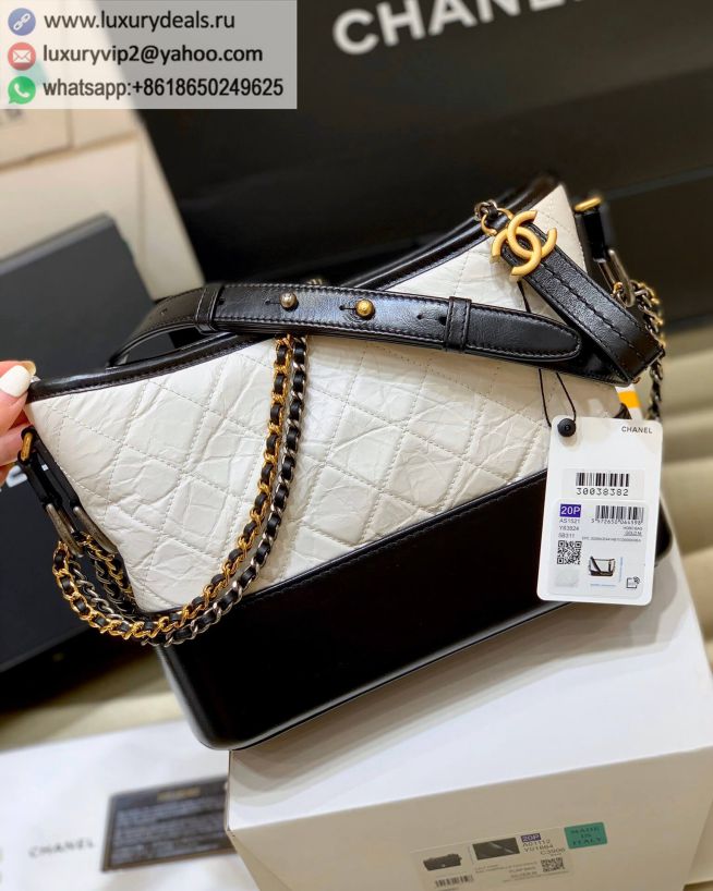 CHANEL Gabrielle hobo bag Medium AS1521 White