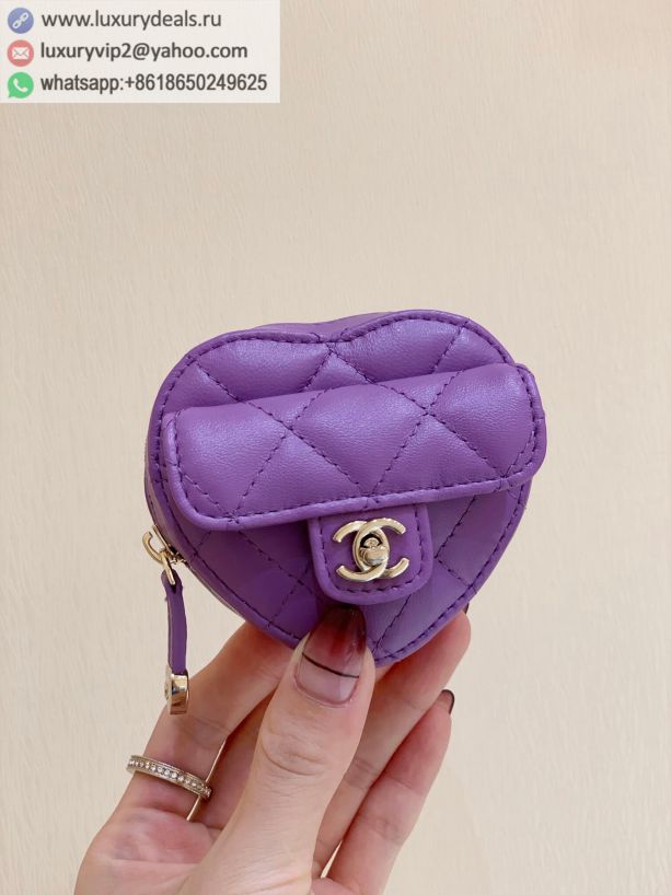 CHANEL 2022CC Wallets AP2786 Purple