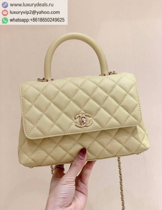 CHANEL coco handle 23CM 22P A92990 / Champagne