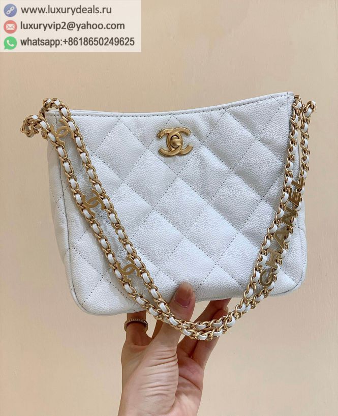 CHANEL 2022CC SS hobo Shoulder Bags AS3223 White